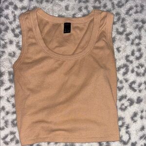 Tan Fitted Tank Top/Forever 21